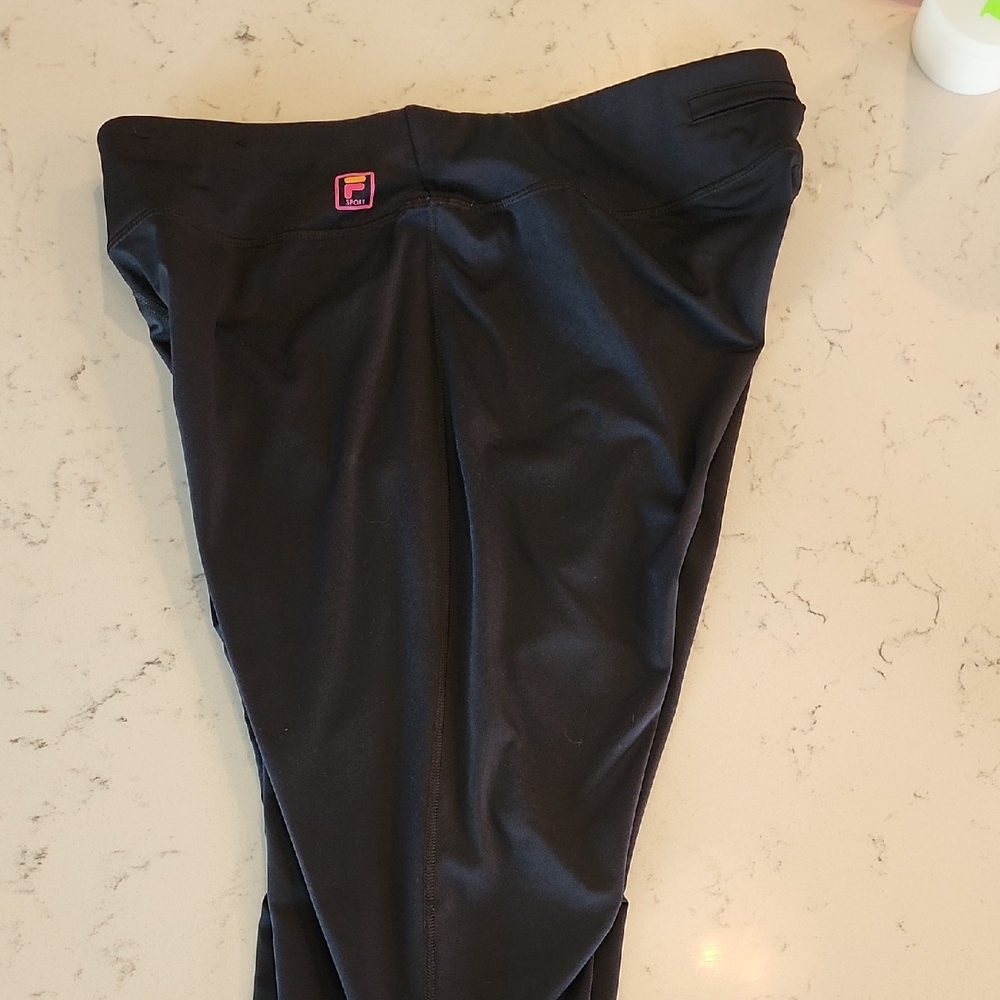 Fabletics Midnight Black Active Leggings Size XL